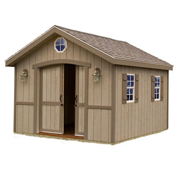 Best Barns Cambridge 10 ft. W x 16 ft. D Solid Wood Storage Shed Wayfair